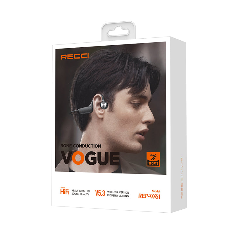 Recci REP-W61 Vogue Serisi Hi-Fi HD Ses Kaliteli Kemik İletimi Kulak Üstü Bluetooth Kulaklık - 2 Recci REP-W61 Vogue Serisi Hi-Fi HD Ses Kaliteli Kemik İletimi Kulak Üstü Bluetooth Kulaklık - 2
